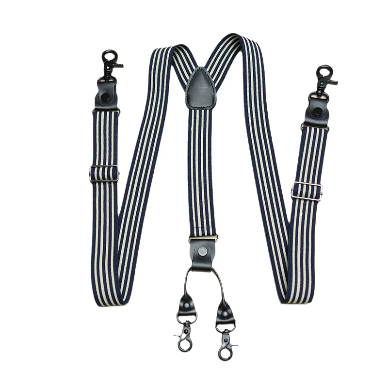 3*110CM Fashion Suspenders For Men 3 Clips Men Suspenders For Trousers Braces Men Bra Shirt Man Suspenders Women Adjustable