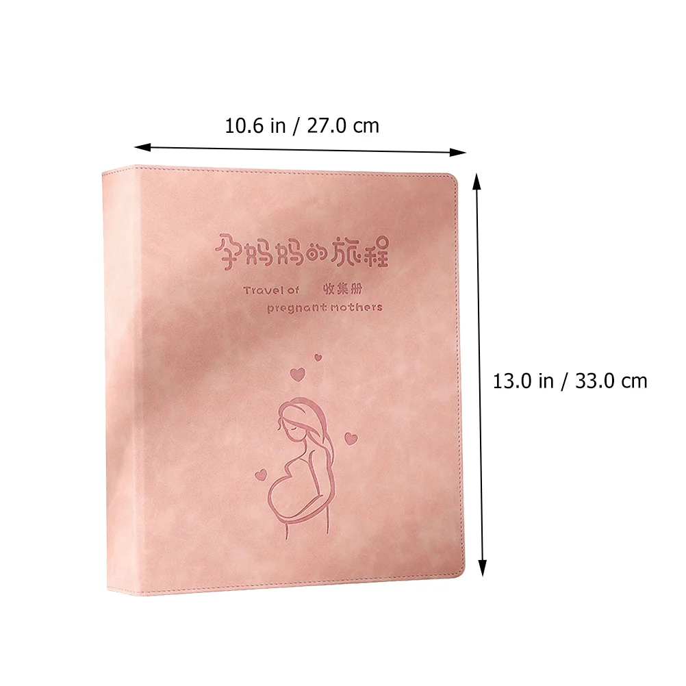 Diario de embarazo Libro de recuerdos de maternidad Recuerdo de tapa dura para la planificación de llegada del bebé Regalo único para las mamás esperando Vintage