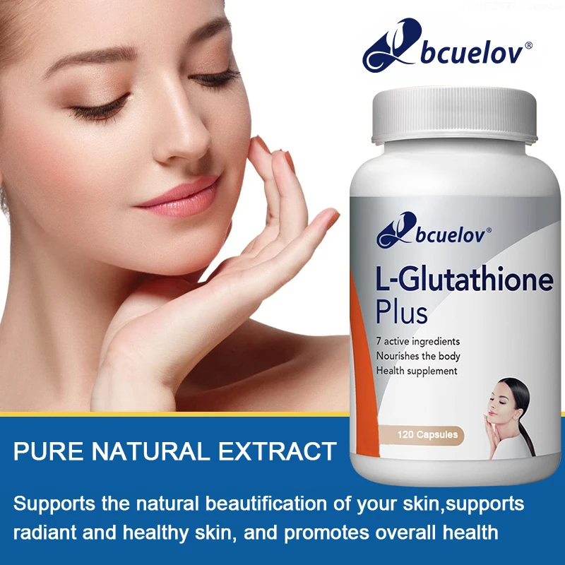 

Glutathione, 1000mg Per Serving - L-Glutathione Supplement and Antioxidant, Supports Liver, Brain, Skin, and Heart Health