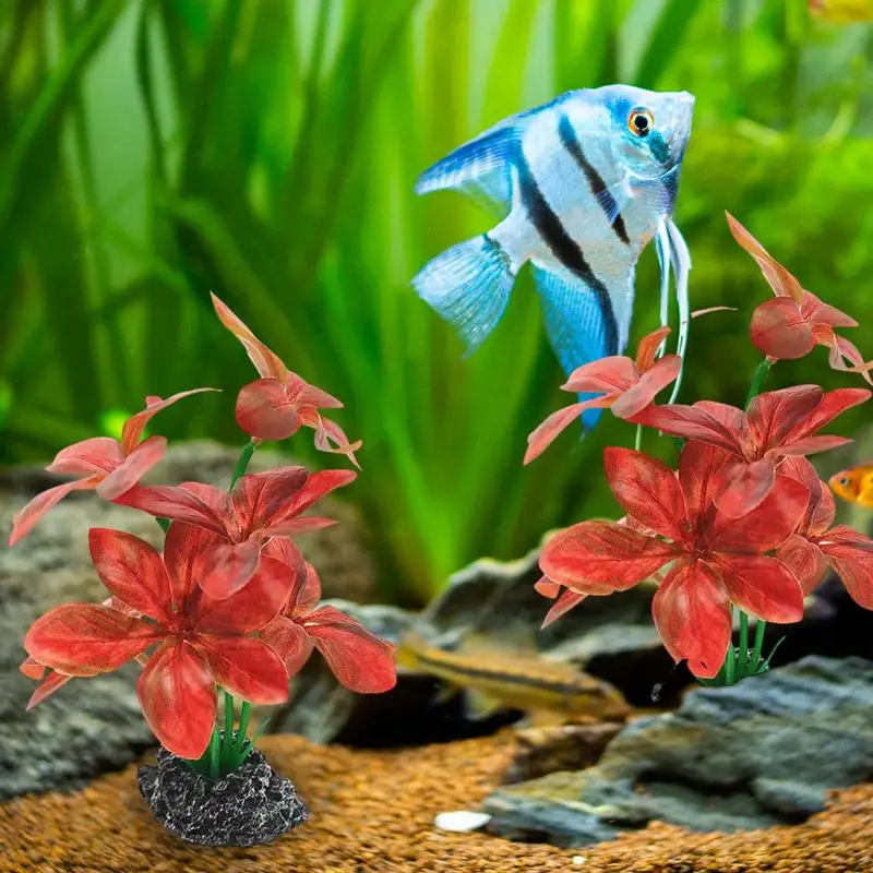 Balık tankı sahte bitkiler için 5 adet simülasyon yapay su çim yapay yosun dekor akvaryum simülasyon yapay su