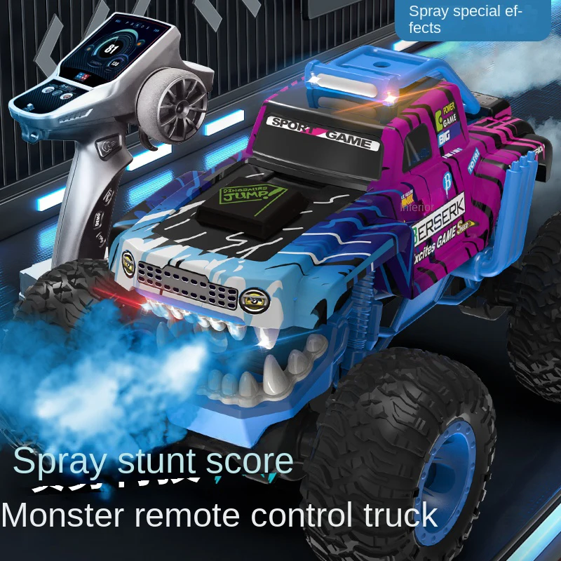 New monster truck explosion double remote control gesture induction deformation remote control car stunt twist manual off-road c