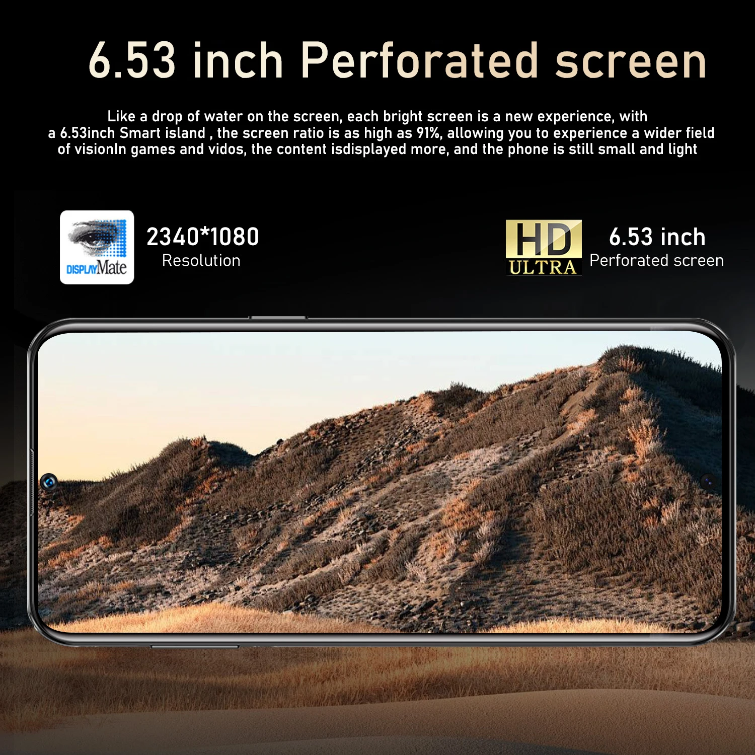 สมาร์ทโฟน Global Unlocked S24 Pro หน้าจอ 6.56 นิ้ว, 4GB+128GB, กล้อง 16MP+16MP, แบตเตอรี่ 4100mAh, ฟังก์ชันชาร์จเร็ว, เครือข่าย 4G