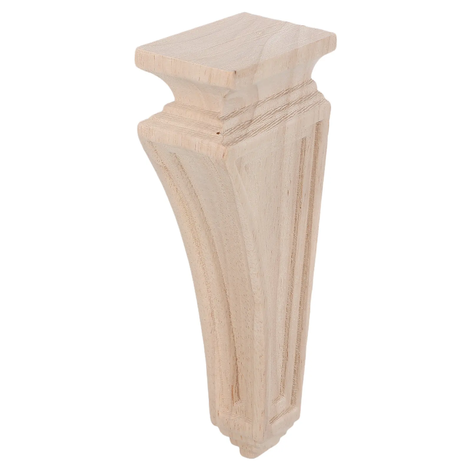 13x3 Inch Unfinished Wooden Shelf Bracket Paintable Floating Wall Corbel Floating Mantle Bracket Fireplace Mantel Doorway