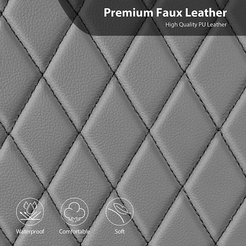2Front Car Seat Covers High Back with Headrest All-Season Universal Seats Cover Protector Fit Most Cars Trucks SUVs And Van