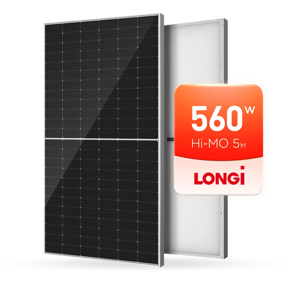 Longi Solar Panel Module Hi Mo 5 Series 455Wp 460Wp 550W Wp 560Wp Photovoltaic Half Cell PV Solar Panels Price