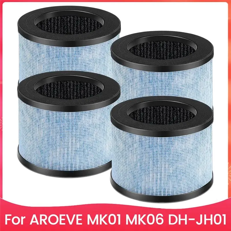 Сменный воздушный фильтр Gen Basic, 4 шт., совместимый с AROEVE MK01, MK06, DH-JH01, для запчастей воздушных фильтров