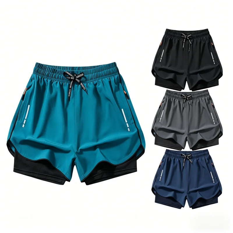 

Men Loose Running Sports Shorts, Breathable Comfortable Lightweight, Outdoor Fitness Casual Daily Bottoms