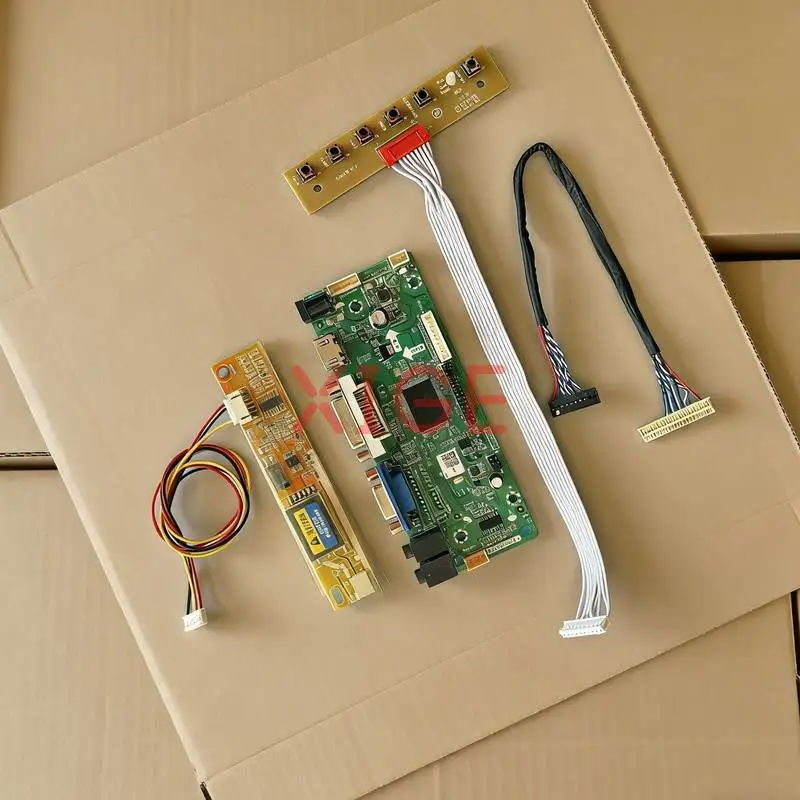 

Плата контроллера экрана, совместимая с CLAA154WB05 CLAA154WB03 CLAA154WB08 CLAA154WB04, 30-контактный LVDS, 1-CCFL, 1280*800, VGA, DVI, HDMI, комплект 1280x800