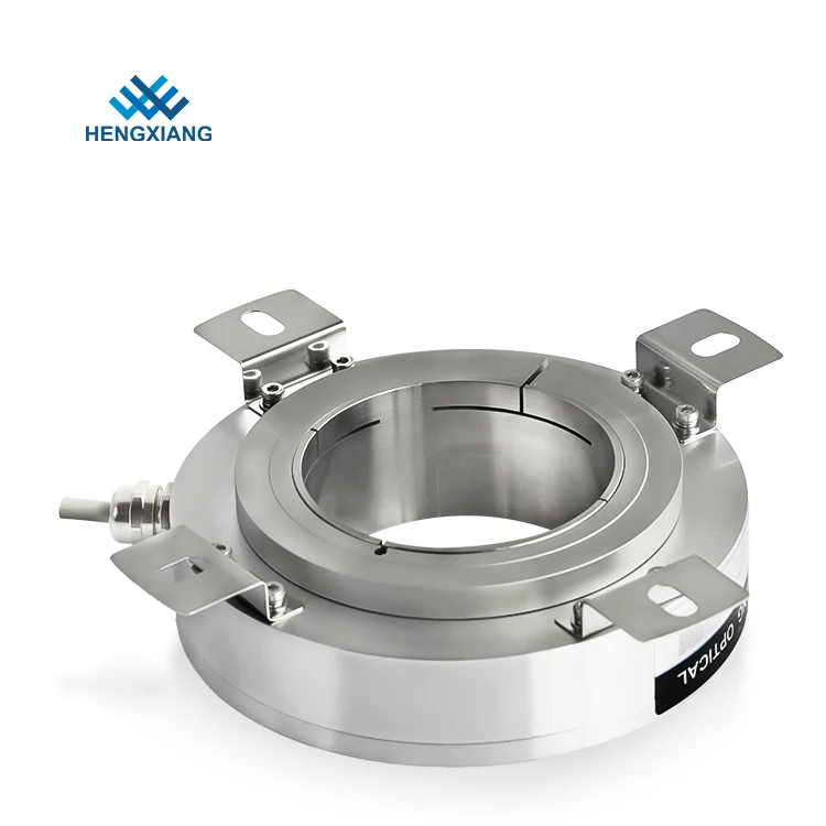 HENGXIANG Large Hollow Shaft Encoder K130 Incremental Encoder Hole Dia 48/50/60mm Max 65536ppr High Resolution IP50 Protection