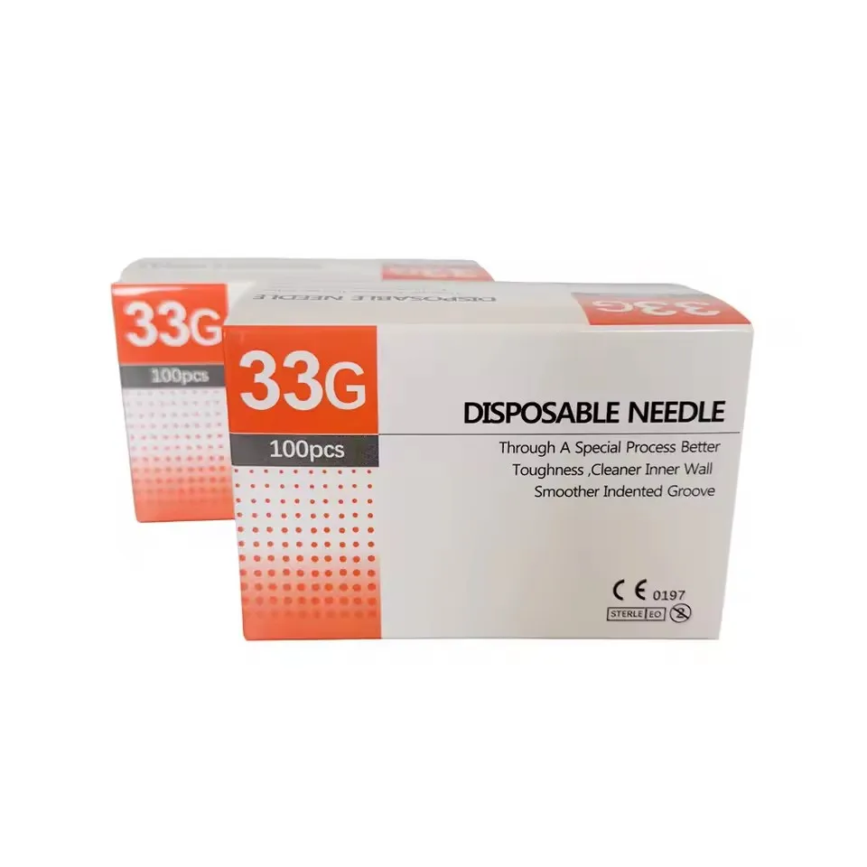 100Pcs Black 33G Painless Needle 4/6/8/13mm Sterile Disposable Tattoo Needle Ultrafine Beauty Meso