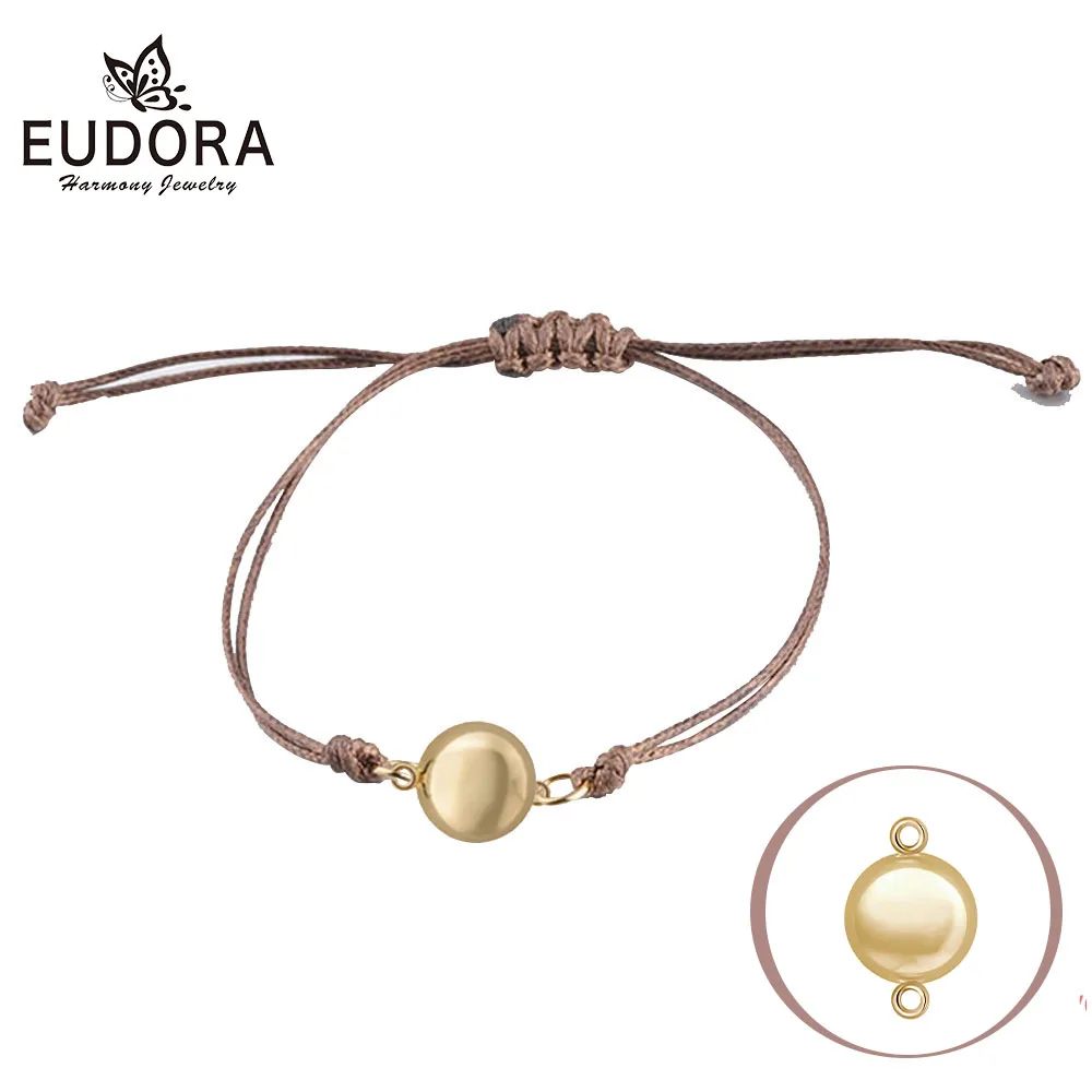 Eudora Harmony Ball Mix Style 12 14mm Angel Caller Chime Sound Bola Bracelet for Women Baby Gift Charm DIY Jewelry nb14mm