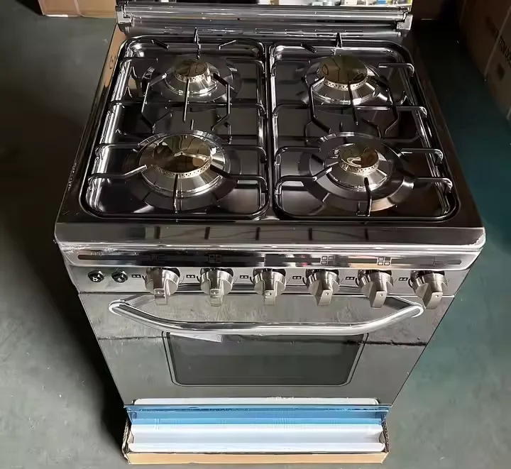 

Free Standing 4-Burner Gas Stove Oven Grill Convection Stainless Steel Electric Cooker For RV Household Use