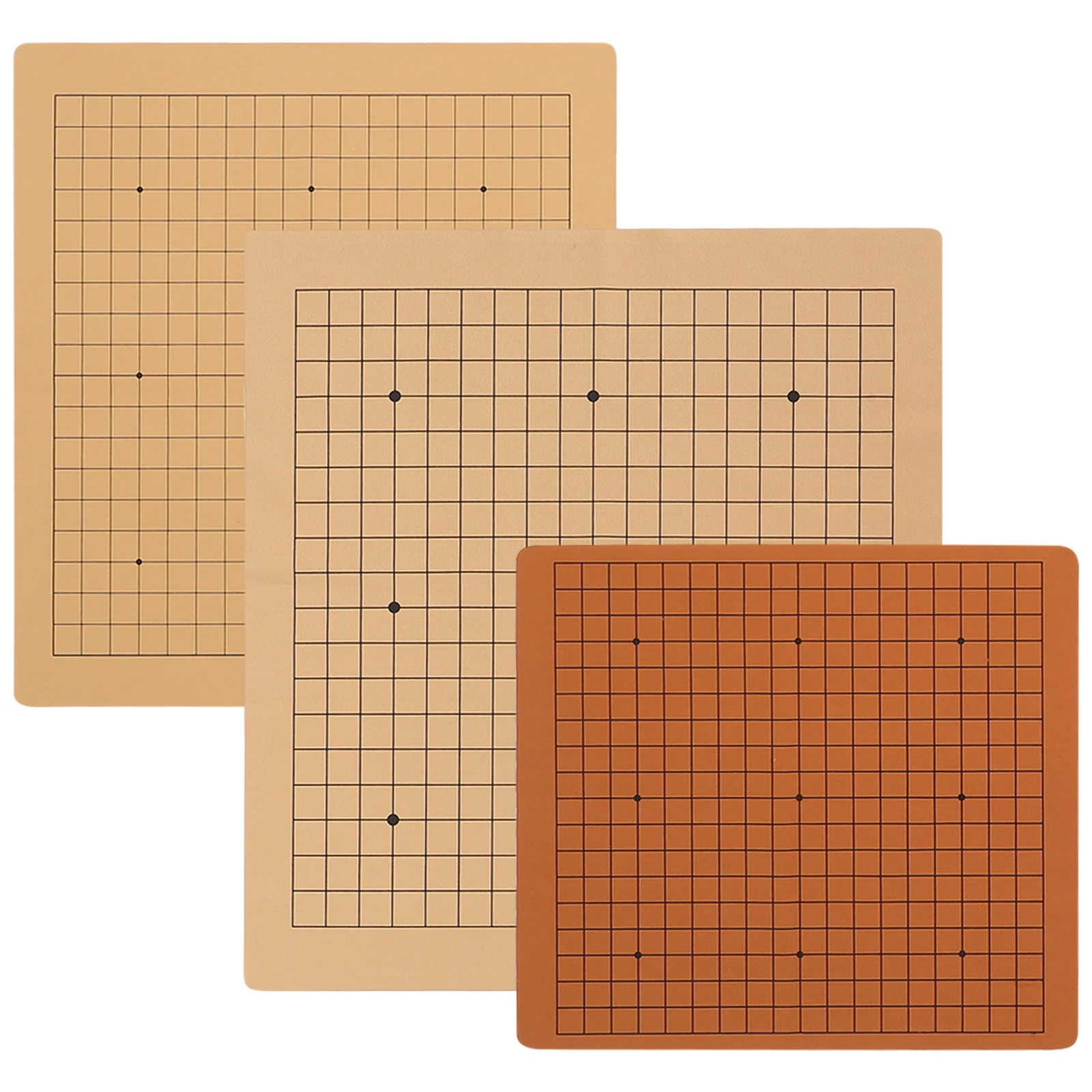 

3pcs Go Chessboard 5.0 6.0 7.0 Single Side Portable Folding Travel Toys Kids Chess Board Game Set Lightweight