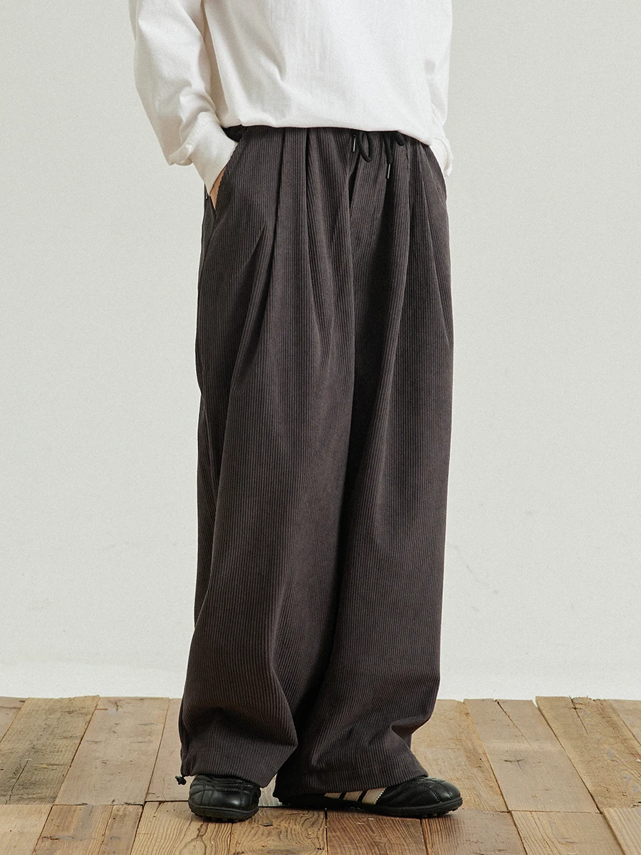 

Брюки GoodNorth в стиле ретро, японские, из вельвета, широкие, прямого кроя, повседневные, длинные, для женщин, осень-зима, свободные, струящиеся