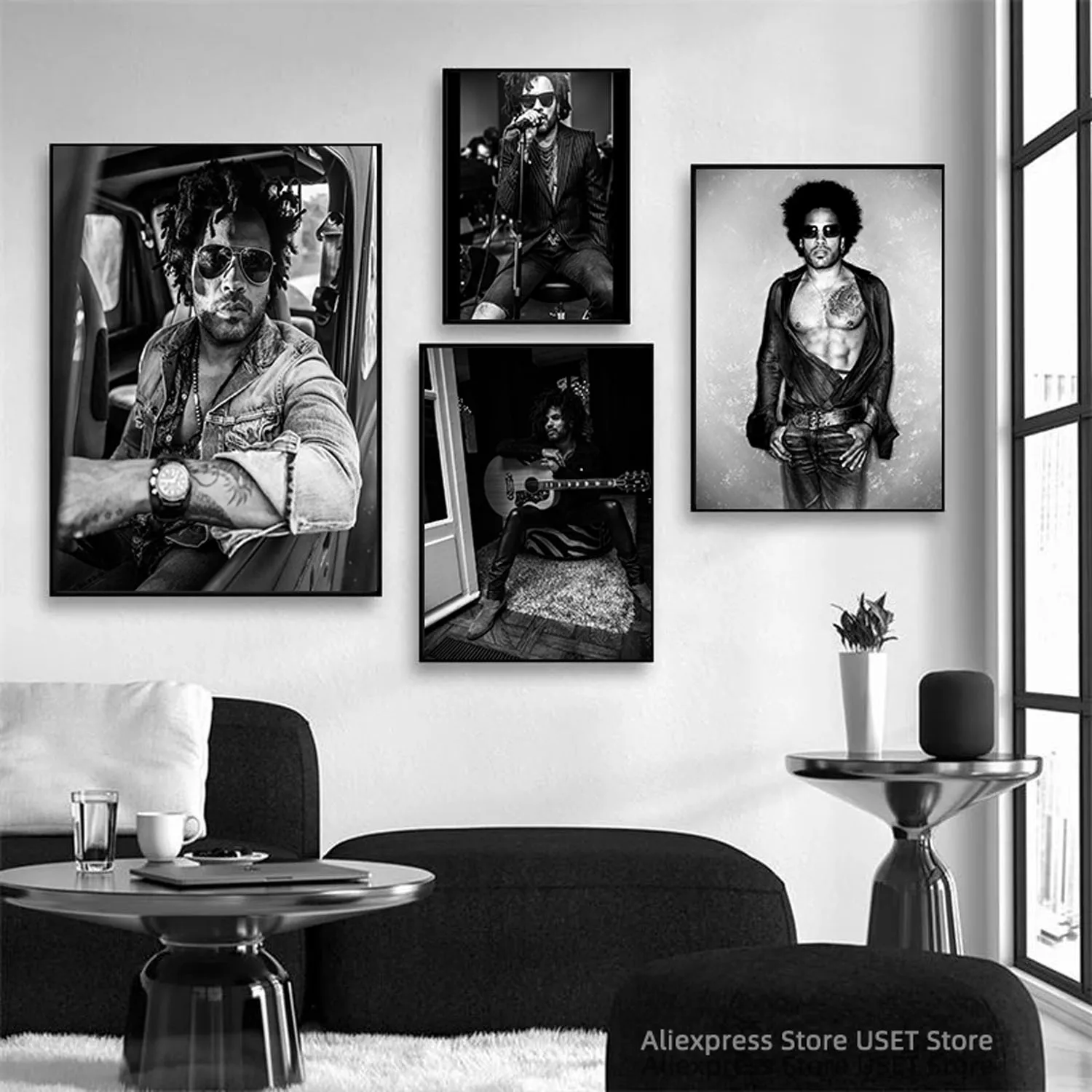 Lenny Kravitz Band  , Singer Band Cover Album Music Star Canvas Posters and Prints Canvases Painting Home Decoration