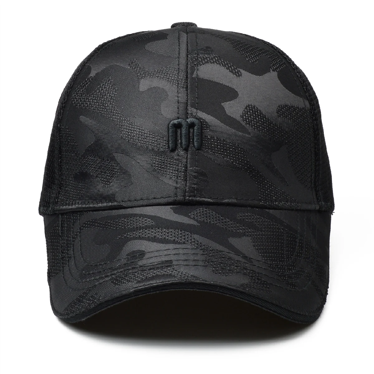 Embroidery M Letter Baseball Caps for Men Women Summer Mesh Hat Camouflage Sunscreen Breathable Dad Hat