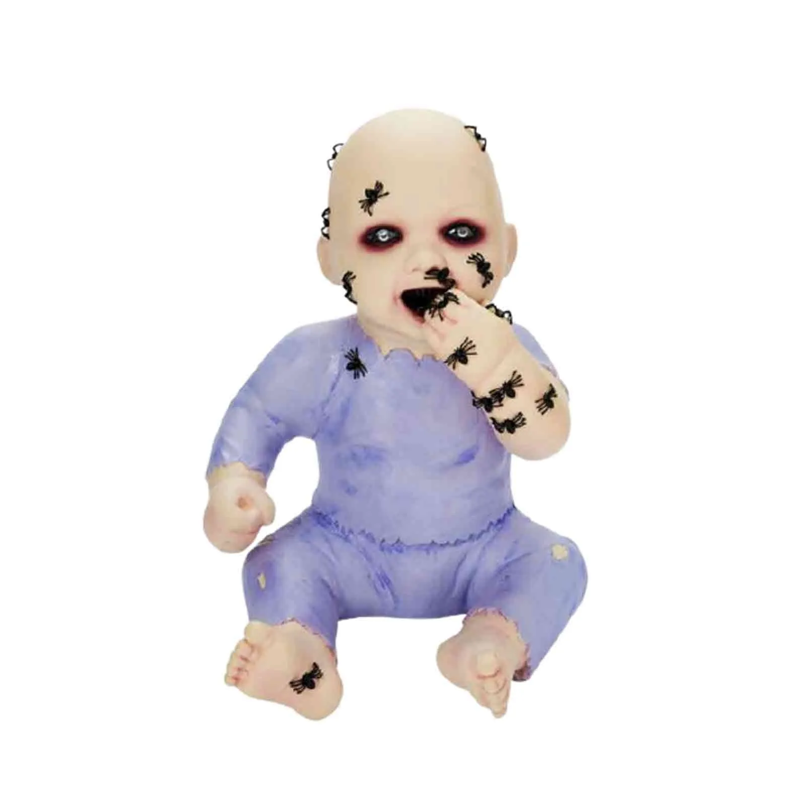 Halloween Horror Baby Statue Handmade Doll Crafts Resin Ornaments Halloween Scary Doll Ghost Zombie Baby Decor