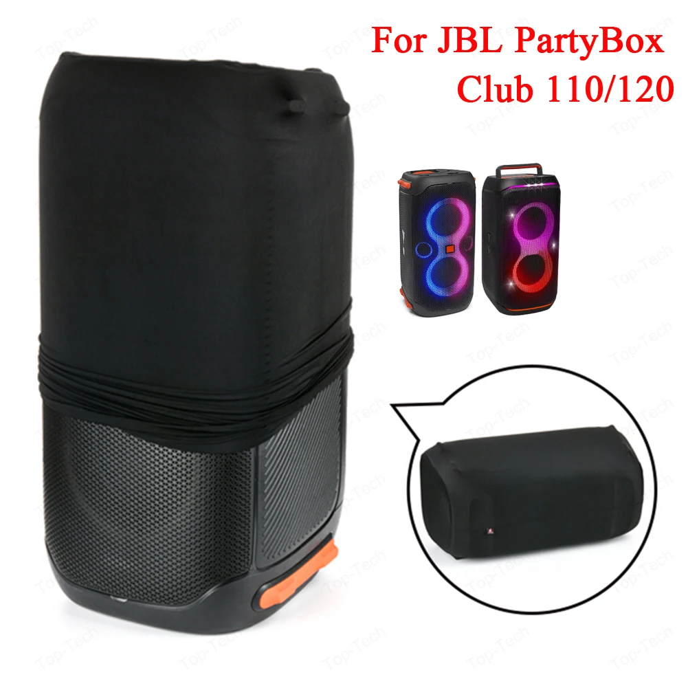 Dust Cover Elastic Outdoor Speaker Protective Cover Stretch Speaker Cover for JBL PartyBox Club 110/120 Speaker Accessories