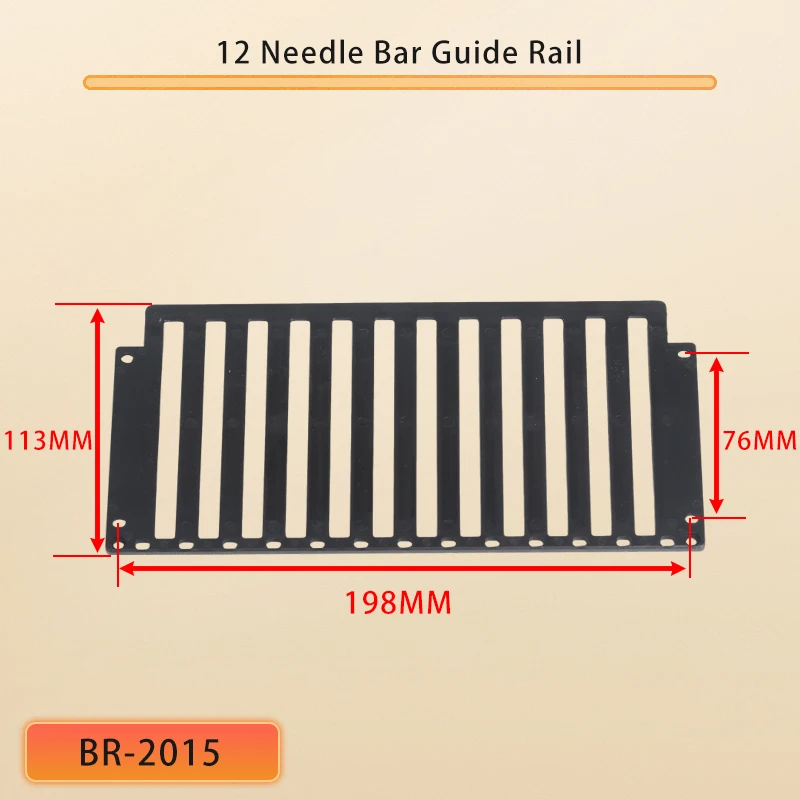 High Speed TAJIMA Embroidery Machine Parts 12 Needle Bar Guide Rail