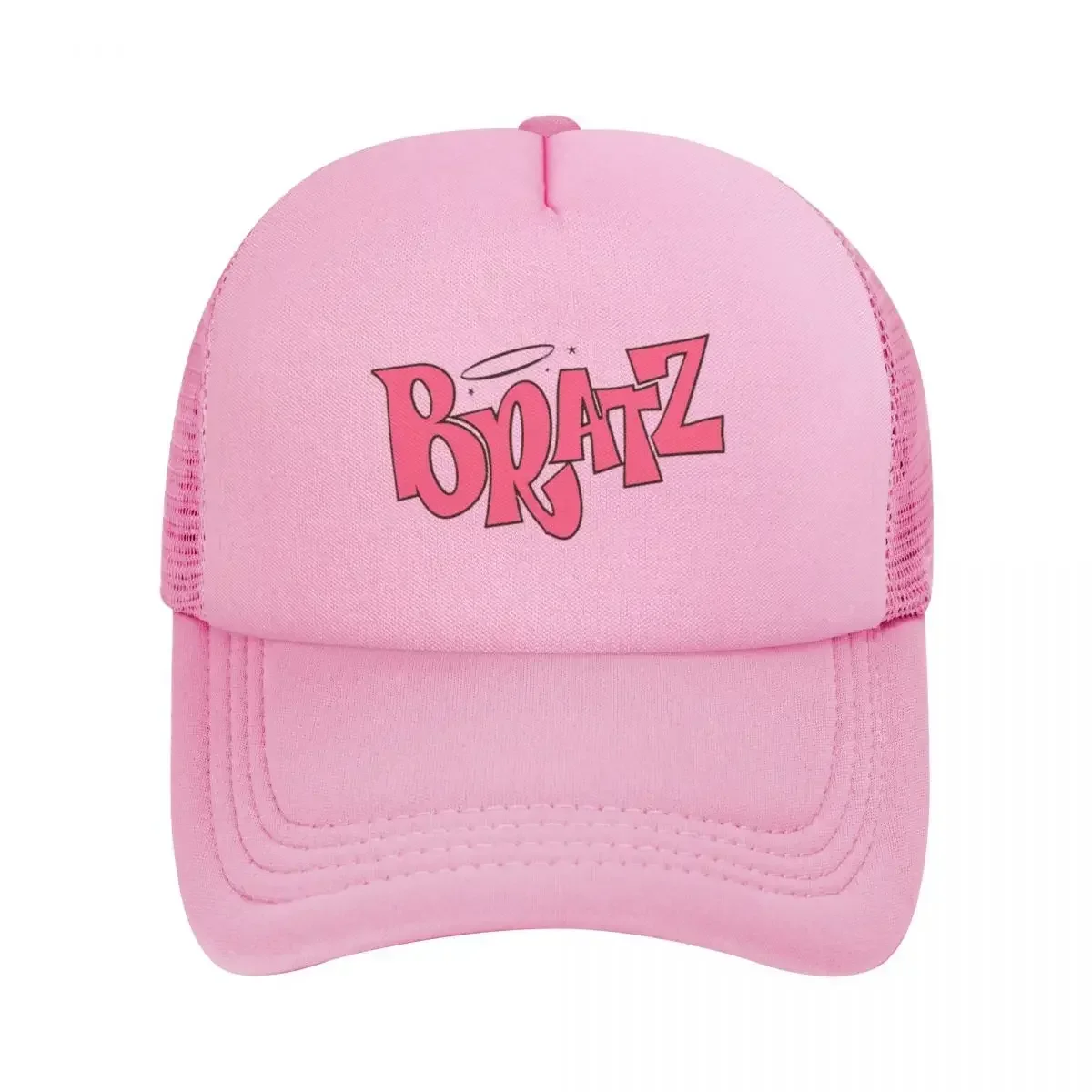 

Симпатичные сетчатые бейсболки с логотипом Bratz, модные бейсболки Snapback, дышащие повседневные бейсболки, уличные унисекс