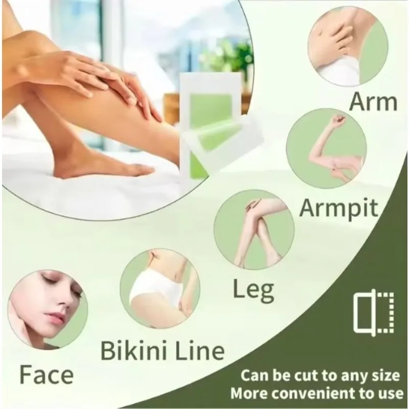 5/10/20Pcs Depilatory Wax Strips Hair Removal Wax Paper Cold Wax Strips Paper For Face Neck Arm Leg Body Beauty Tools - view 4