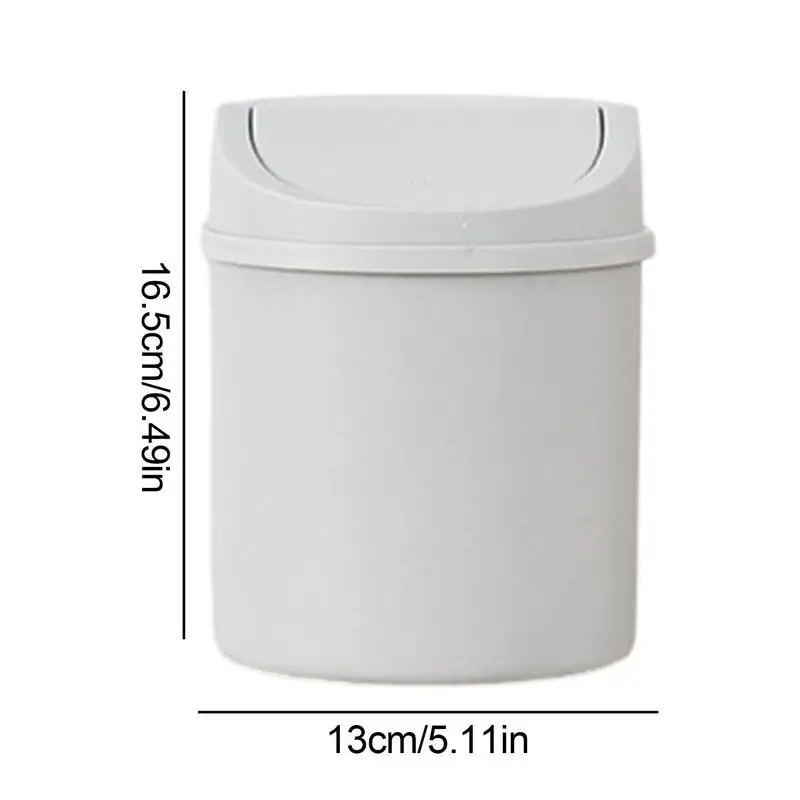 Mini Small Waste Bin With Lid Desktop Storage Box Home Garbage Basket Table Trash Bin Small Trash Can Sundries Barrel Box