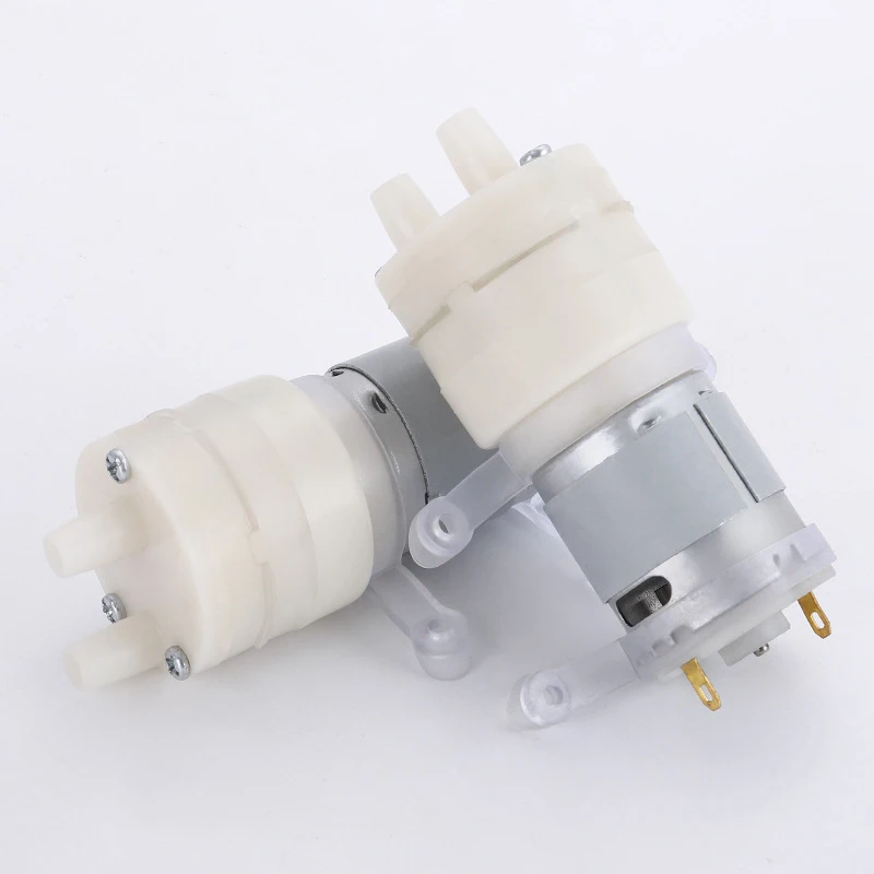 1PC 365 Micro Water Pump Motor DC 12V Self Priming Pump Silent Electric Diaphragm Pump Large Flow 1.5L/Min ABS Food Grade