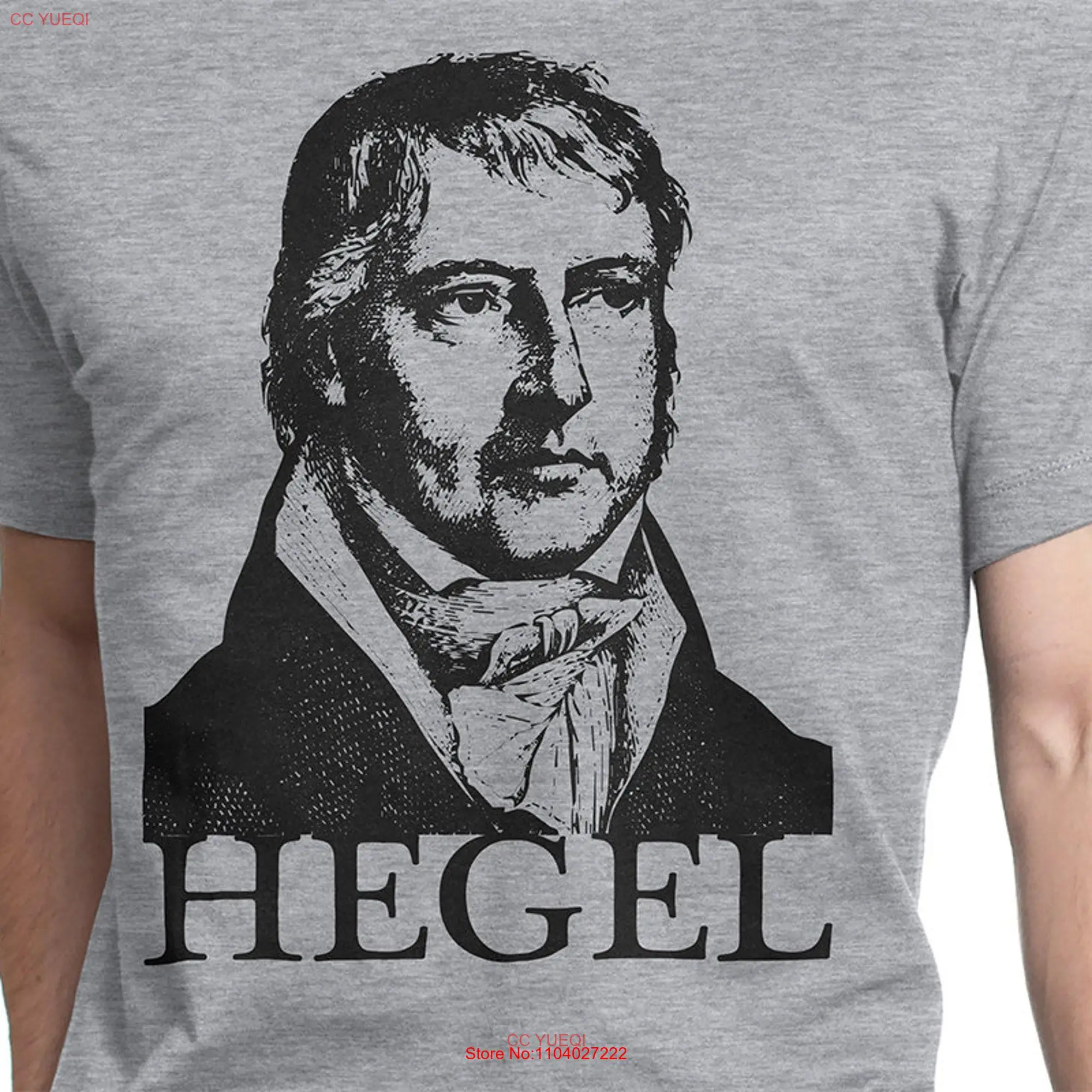 Hegel T shirt S XXL Philosophy Kant Kierkegaard Schopenhauer Heidegger Nietzsche Philosopher Cool  long or short sleeves