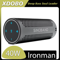 XDOBO SINOBAND Ironman 40W Wireless Bluetooth Portable High Power HiFi Sound Quality Long Life Cylinder Speaker Outdoor Camping