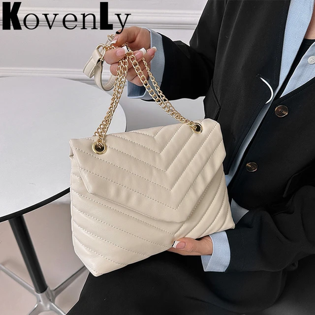 Bolsos de marca de lujo para mujer bolso cuadrado de cuero diseno superior a la moda bolso de hombro clasico Vintage para mujer bolso de oficina AliExpress