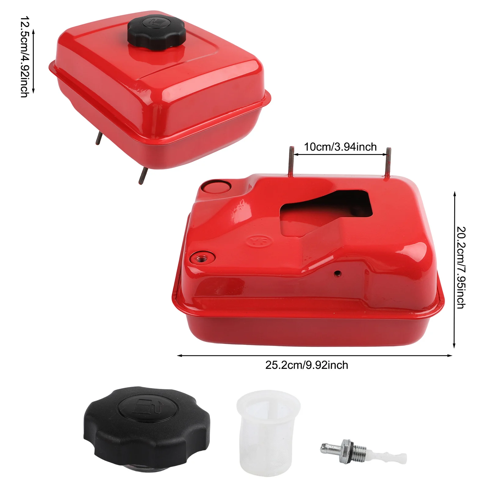 

Tiller Replacement Rotary Machine Tank For Tillers For Agricultural Machinery Range Extender Compatible For GX160 For 168F