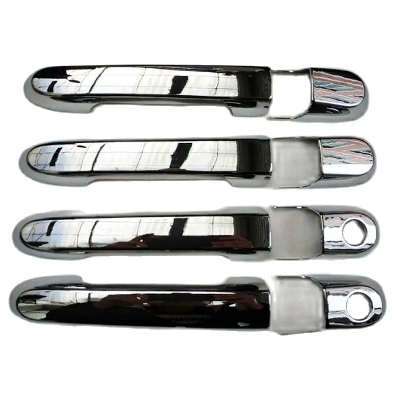 For Hyundai Accent 3 III MK3 MC 2006 2007 2008 2009 Accessories Door Handle Cover Trim Plastic Chrome view 3