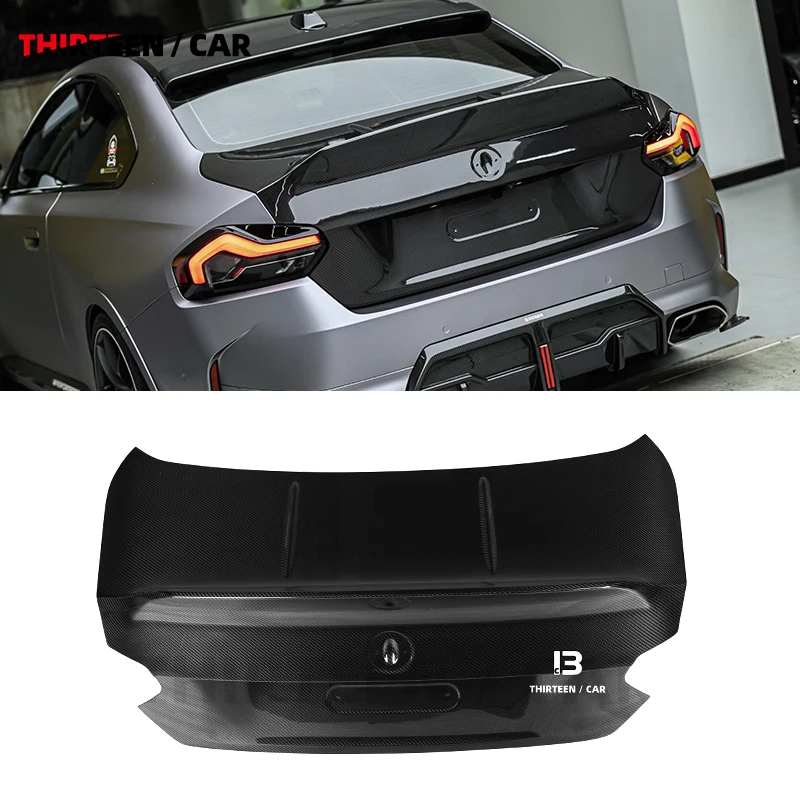 

Dry Carbon Fiber CSL Style Rear Trunk G42 Trunk Cover for 2 Series G42 Coupe Rear Trunk Cover High Quality 225 235 240m