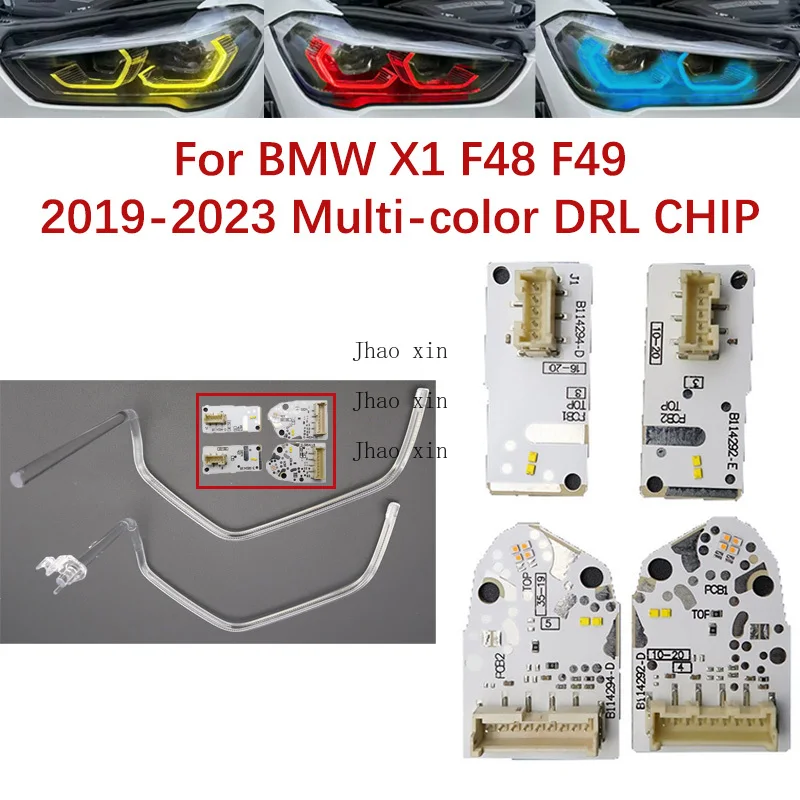 Car Headlight DRL Chip For BMW X1 F48 F49 Angel Eye Chip 2019-2022 Ballast Light Source Module Multi-Color Daytime Running Light