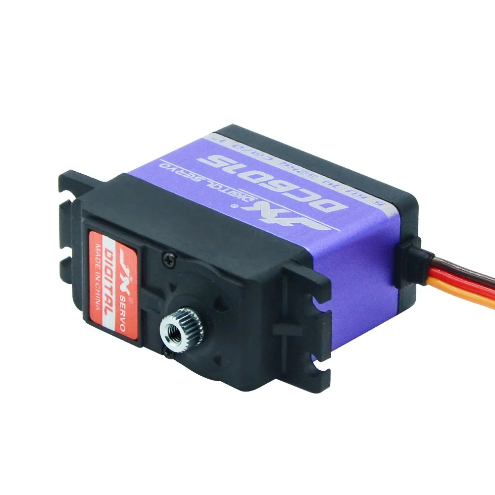 JX Digital Servo DC6015 15KG Aluminium Shell Metal Gear Motors for RC Drone 1/8 1/10 Car