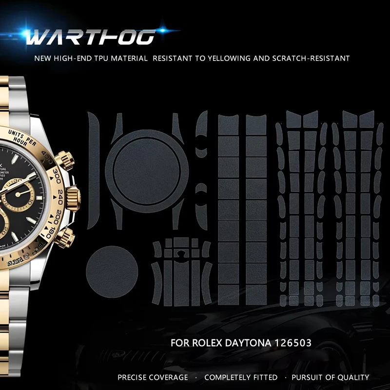 For Rolex Cosmograph Daytona 126503 Series Watch Protective Film 40mm Watch Screen Film