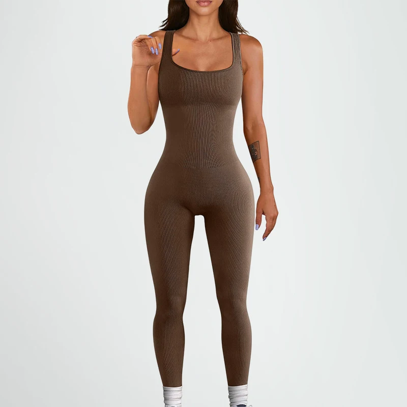 

Quick Dry Short Sleeved Training Yoga Suit Soft Tight Women Sports Jumpsuit Dancing Gym Fitness Yoga Female One Piece