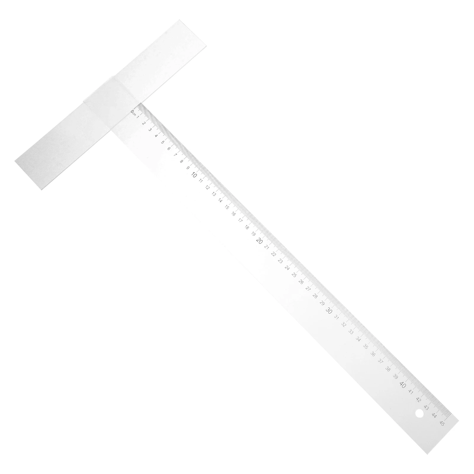 

Ruler 18 Inch Drafting Tool Lightweight Woodworking Measuring Edge Drawing Square Centimeter