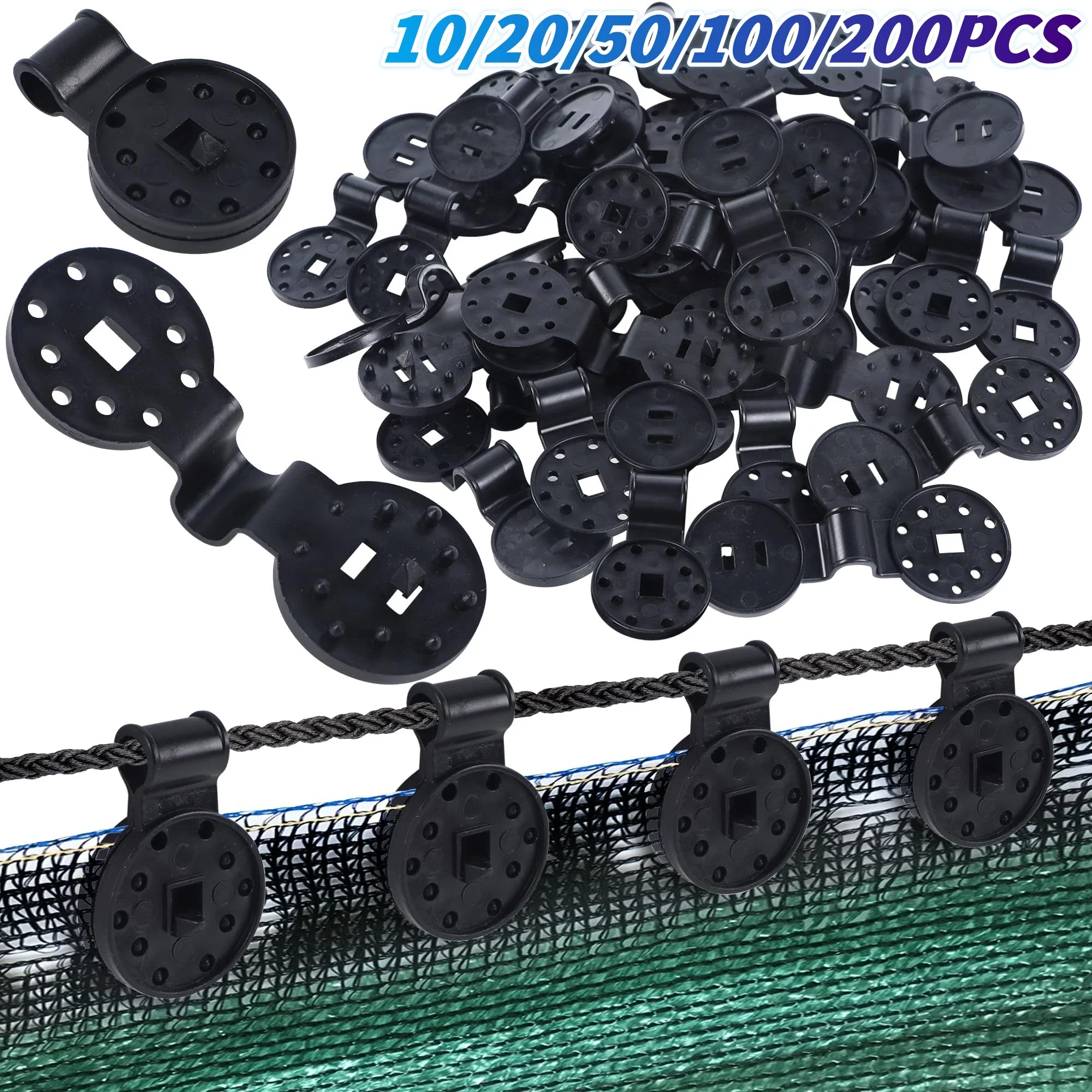 

Shade Cloth Clips Shade Fabric Clamps Accessories Grommets Net Mesh Cover Sunblock Fabric In Garden Backyard Greenhouse Shed