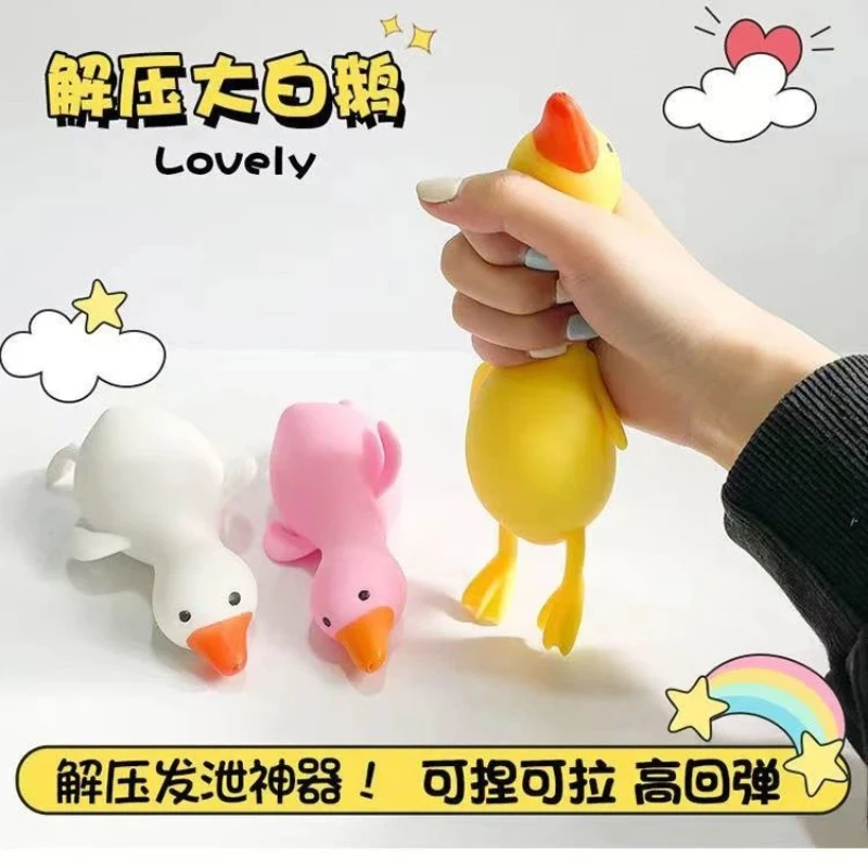 

Squishy Stress Relief Squeeze Duck Goose Toy Soft High Rebound Decompression Toy For Adult Anxiety Relief Office Home Relaxation