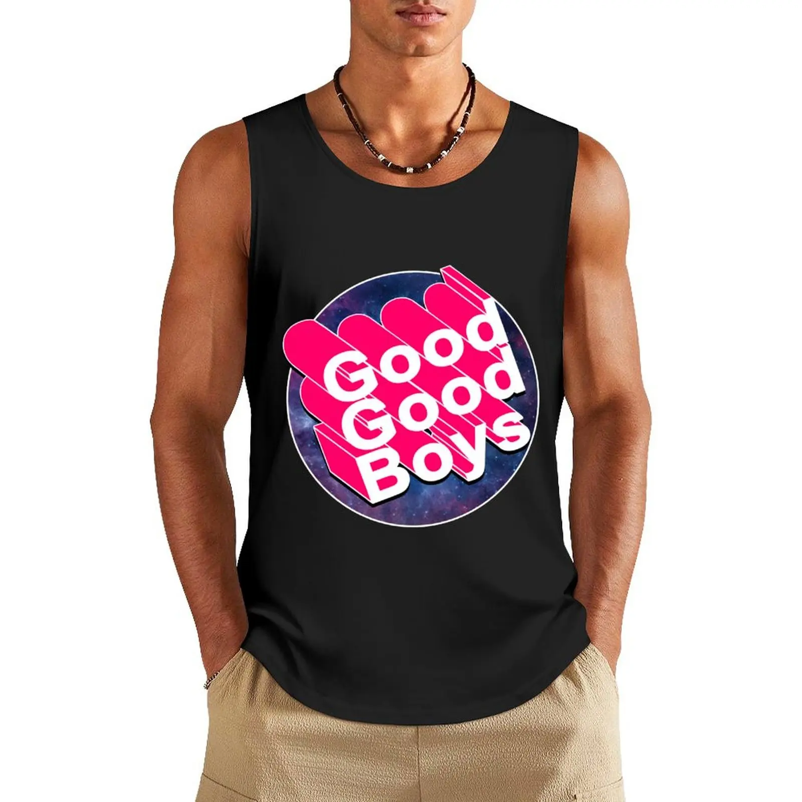 

Good Good Boys - McElroy Brothers - Text Only Tank Top Working vest summer Men's cotton t-shirt