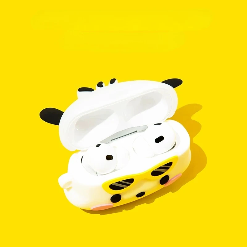 For Airpods 4 Earphone Silicone Case for Airpods Pro3 Protective Cartoon Cover for Air Pod 1 2 3rd Airpods4 Bags