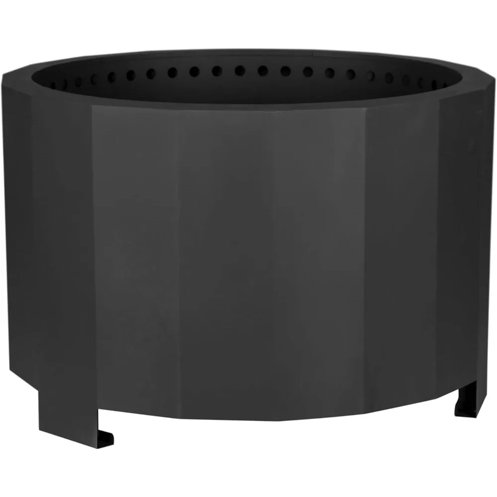 

Titus Commercial Grade Wood Burning Smokeless Outdoor Firepit - Black Finish
