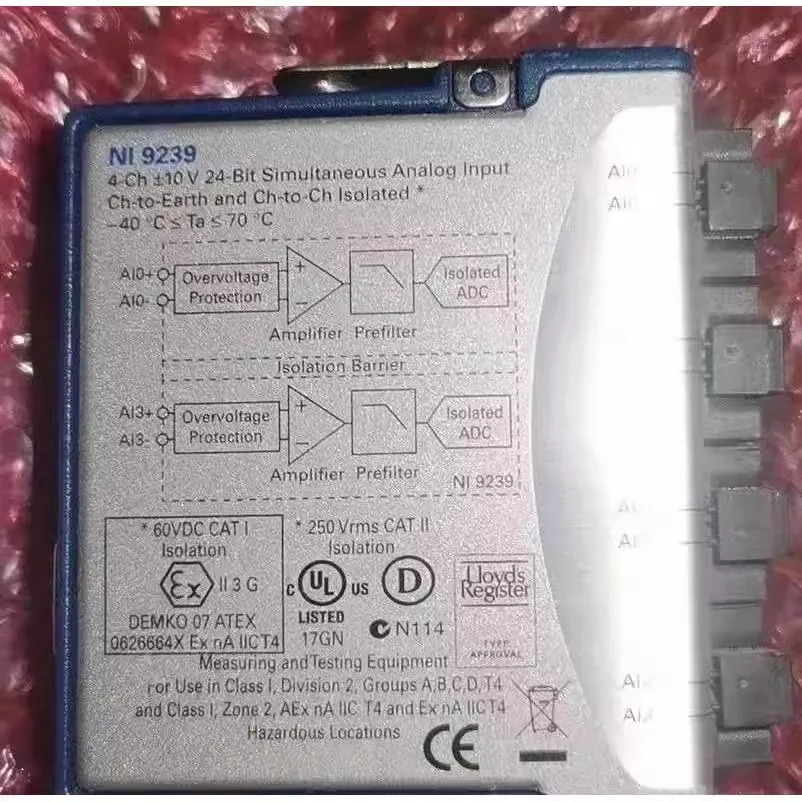 American NI 9239 Analog Input Module 4-Channel 24-Bit 779593-01 Capture Card Module