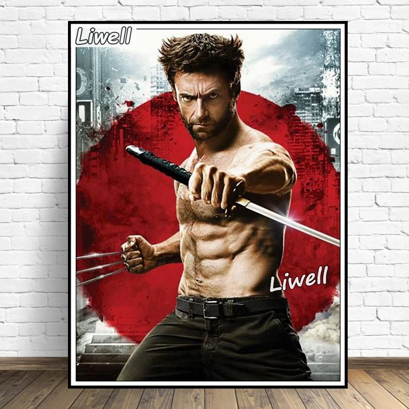 Klasyczny film X-men Origins Wolverine Diamond Art Painting Logan James Howlett Hero Cross Stitch Mosaic Gift Room Decor