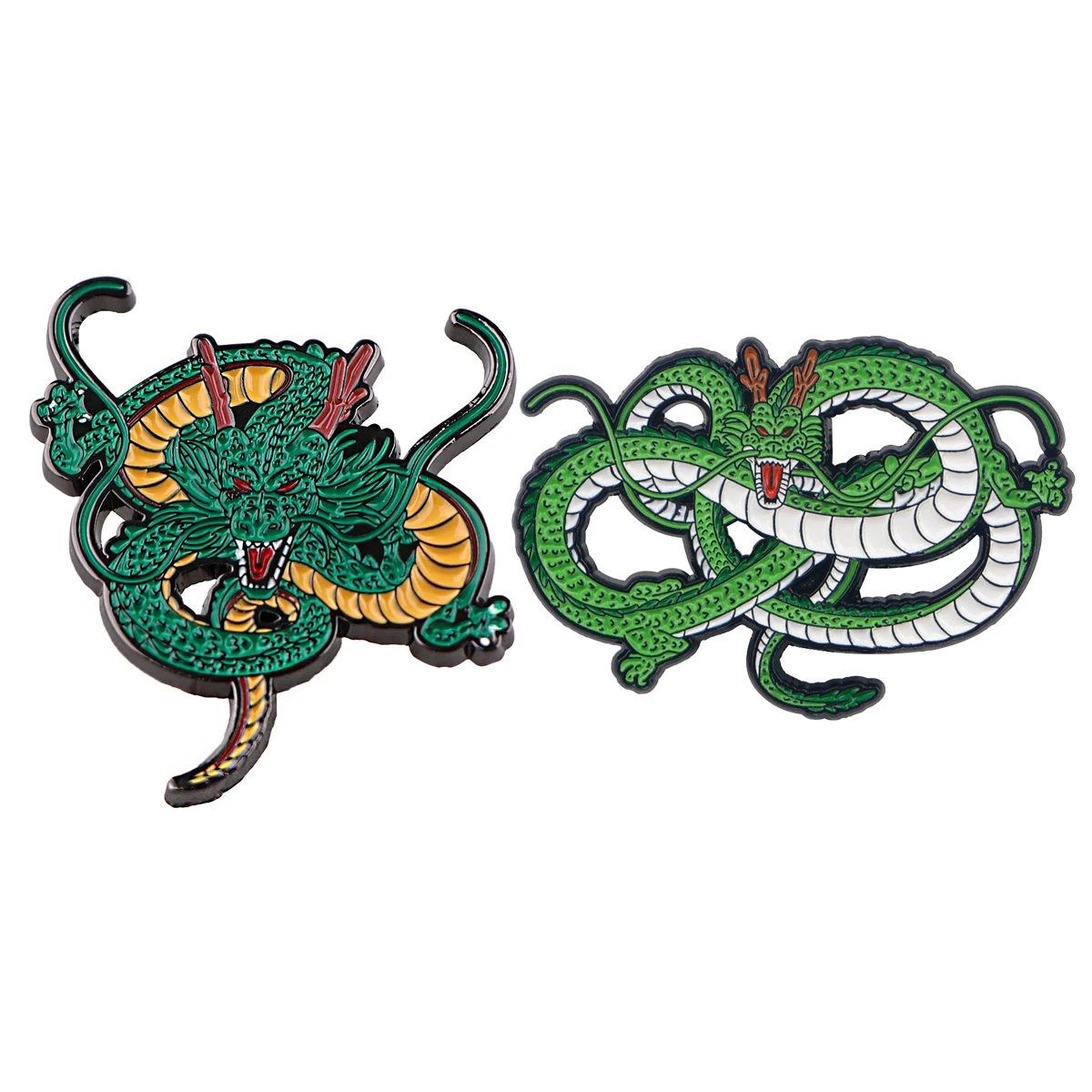 

Shenlong Lapel Pin Japanese Anime Badges on Backpack Metal Enamel Brooch Clothing Jewelry Cosplay Accessories Fans Gifts Toy