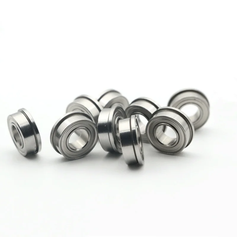 5pcs MF52ZZ MF62ZZ MF63ZZ MF74ZZ MF83ZZ MF84ZZ To MF148ZZ Miniature Flange Bearing Thin Wall Metal Shielded Flanged Bearings