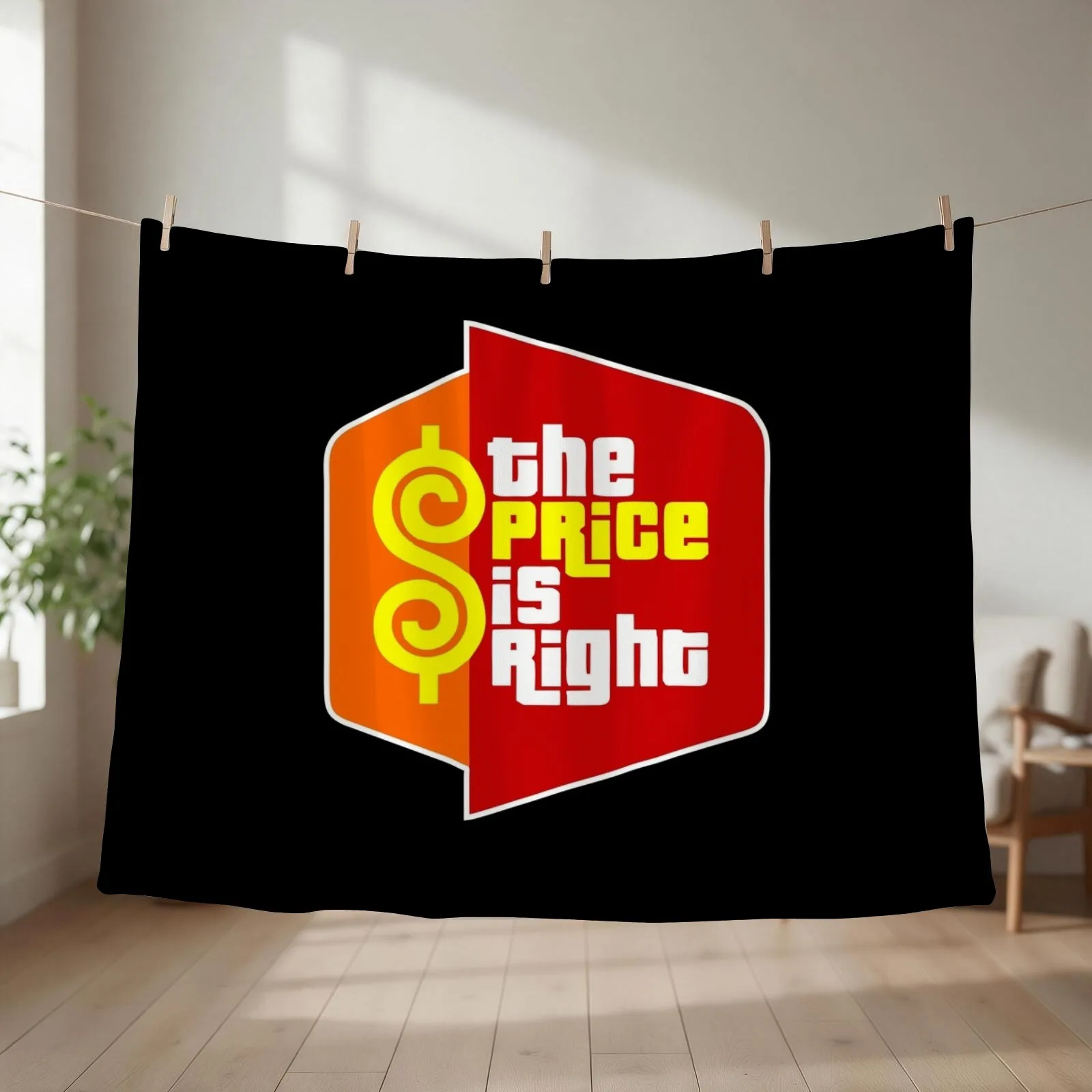 The Price Is Right Throw Blanket couch cozy soft plush fuzzy picnic outdoor blanket