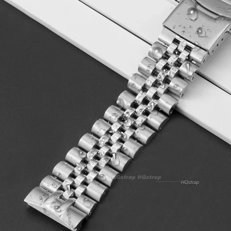 سوار معصم ذو نهاية منحنية لـ Seiko SRPA21 SRP777 SRPC25 SRP773 سوار من الفولاذ المقاوم للصدأ مشبك معدني صلب حزام الساعات لليوبيل #4