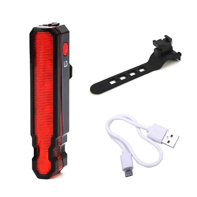 

B06C-Bike Rear Light LED Seatpost Lamp Line Warning USB Rechargeable Waterproof Road Bicycle Taillight